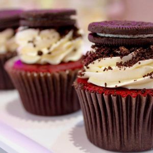 Oreo Red Velvet Cupcake
