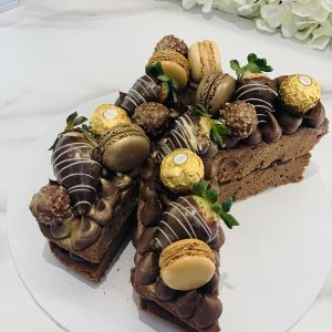 Chocolate Letter Cake