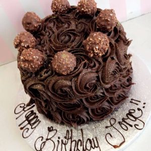 Ferrero Rocher & Nutella Cake