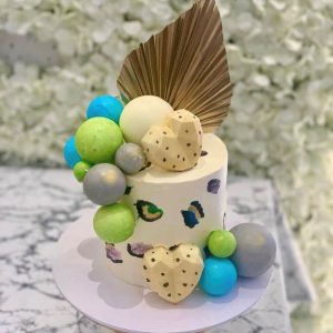 Leopard Print Fan Cake