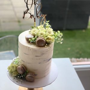 Baby Shower Rose Cake