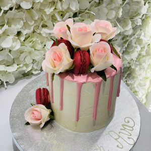 Rose Drip Cake