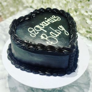 Black Heart Cake