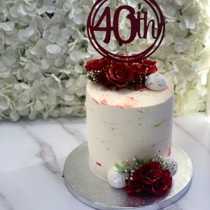Brushed Rose Cake