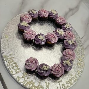Mini Cupcake Number Cake