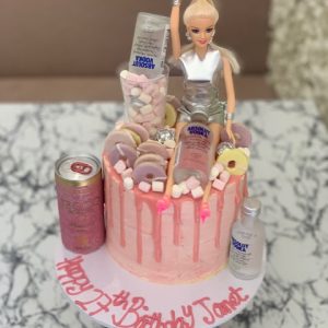 Drunk Barbie Cake