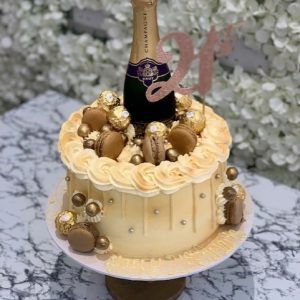 Gold Champagne Cake