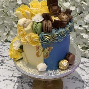 Half & Half Cake