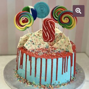 Lollipop Drip Cake