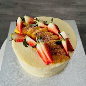 Mango & Passion-fruit Cake