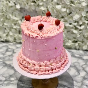 Pink Cherry Cake