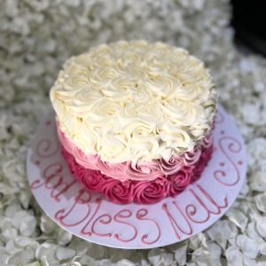 Rosette Ombre  Cake