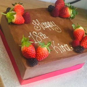 Chocolate Square Buttercream Cake