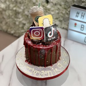 Social Media Cake