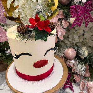 Vanilla Reindeer Cake