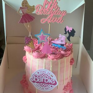 Barbie Buttercream Cake