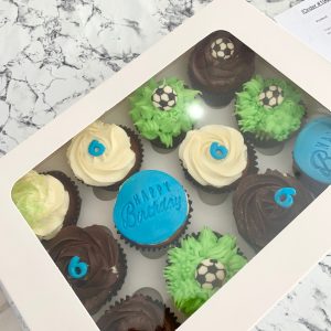 Football Cupcakes