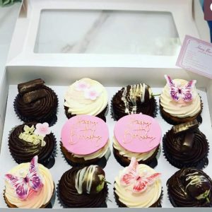 Birthday Cupcake Box
