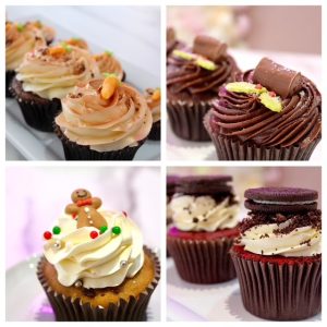 Mixed Christmas Cupcakes