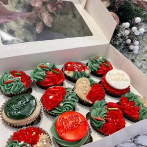 Christmas Delight Cupcake Box