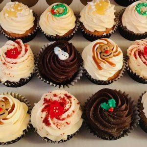 Christmas Character Mixed Cupcake Box