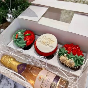 Prosecco Christmas Cupcake Box