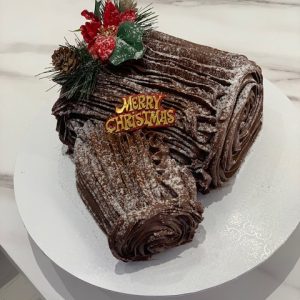christmas yule log