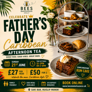 Fathers Day Jamaican Afternoon Tea Ruislip